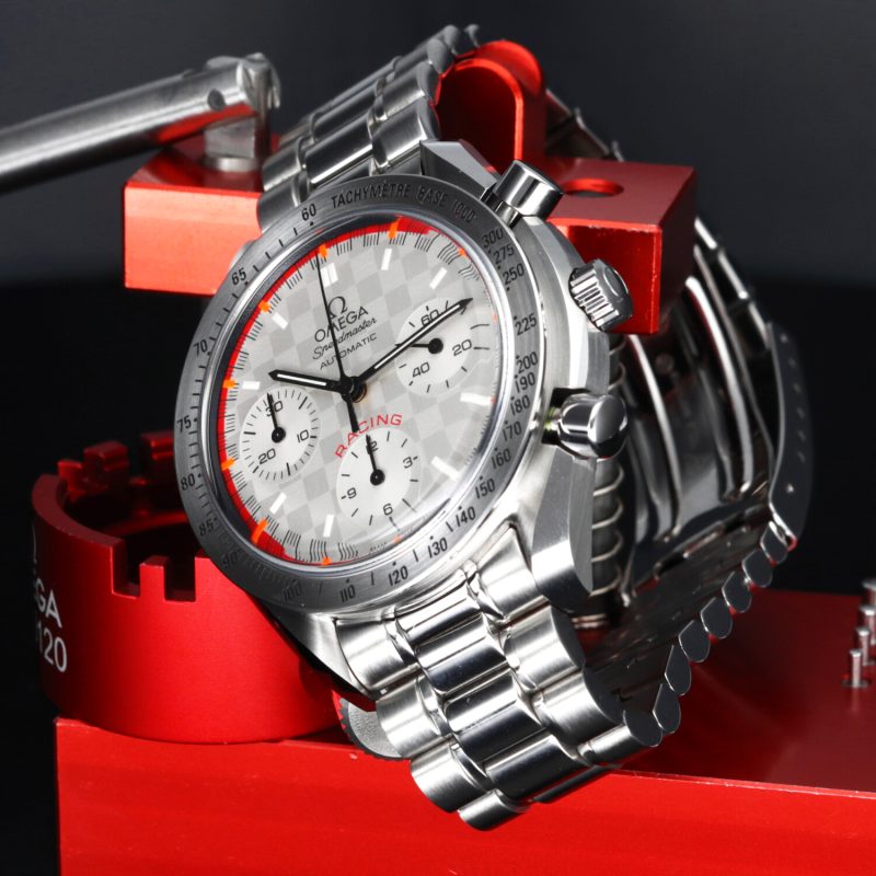 2001 Omega Speedmaster Michael Schumacher Edizione Limitata ref. 35173000 con Scatola e Garanzia Originale - immagine 10