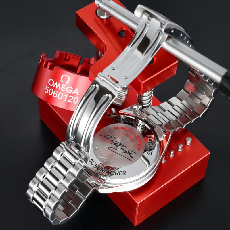 2001 Omega Speedmaster Michael Schumacher Edizione Limitata ref. 35173000 con Scatola e Garanzia Originale - immagine 8