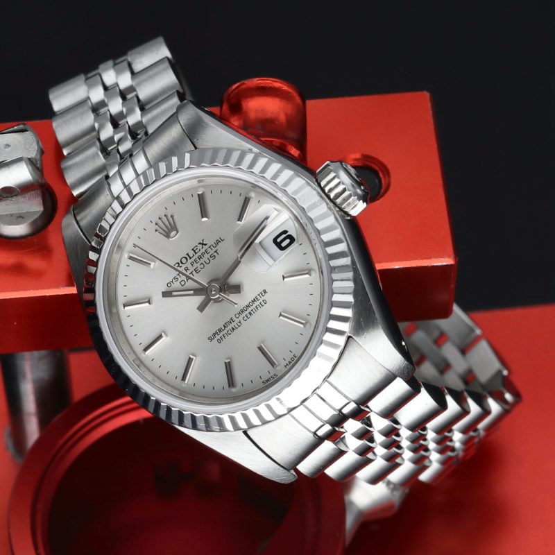 1989 Rolex Lady Datejust 26 ref. 79174 with Rolex Box & RSC - Image 6