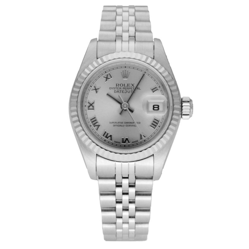 1999 Rolex Lady Datejust ref. 79174 Silver Dial with Rolex Papers - Image 3
