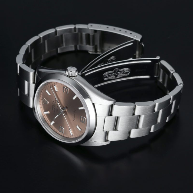 1996 Rolex ref. 14000 Air-King 34mm Salmon 3/6/9 Dial, Box & Papers - Image 14