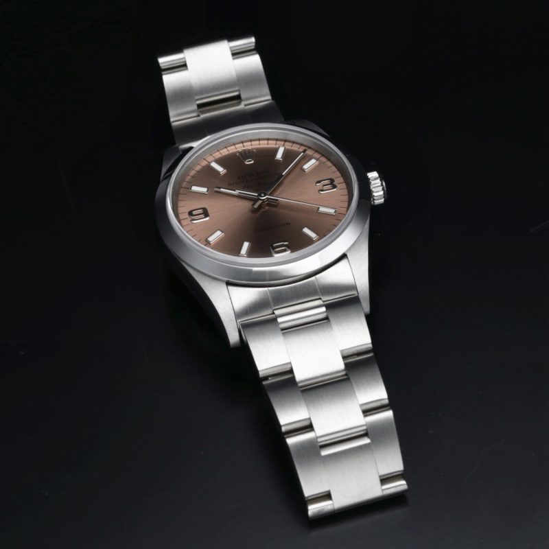 1996 Rolex ref. 14000 Air-King 34mm Salmon 3/6/9 Dial, Box & Papers - Image 11