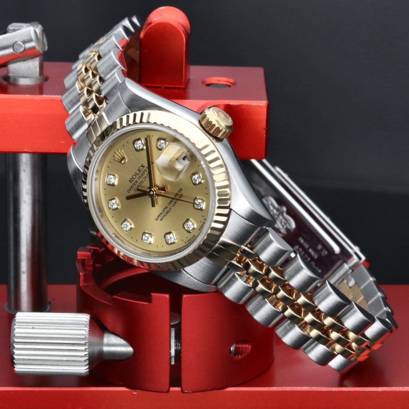 1995 Rolex Ladies Two Tone Datejust 26 ref. 79173 Diamond Dial with Box & Papers - Image 5