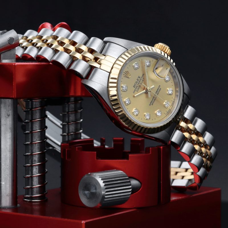 1995 Rolex Ladies Two Tone Datejust 26 ref. 79173 Diamond Dial with Box & Papers - Image 6