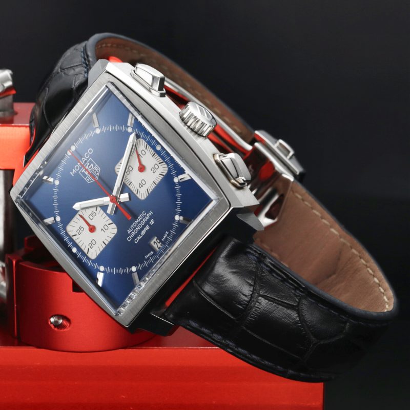 2016 ca. TAG Heuer Monaco ref. CAW2111.FC6183 con Scatola e Garanzia Originale - immagine 5