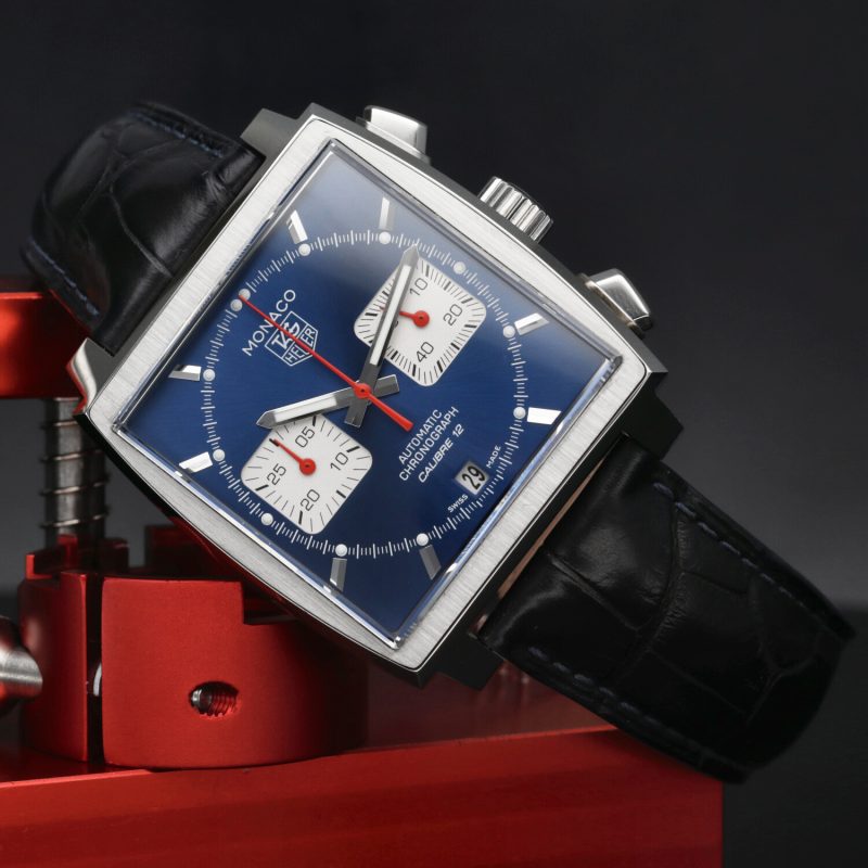 2016 ca. TAG Heuer Monaco ref. CAW2111.FC6183 con Scatola e Garanzia Originale - immagine 4