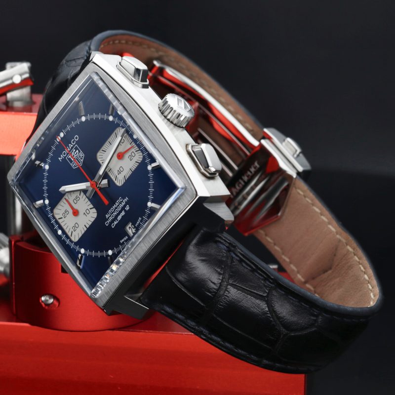 2016 ca. TAG Heuer Monaco ref. CAW2111.FC6183 con Scatola e Garanzia Originale - immagine 11