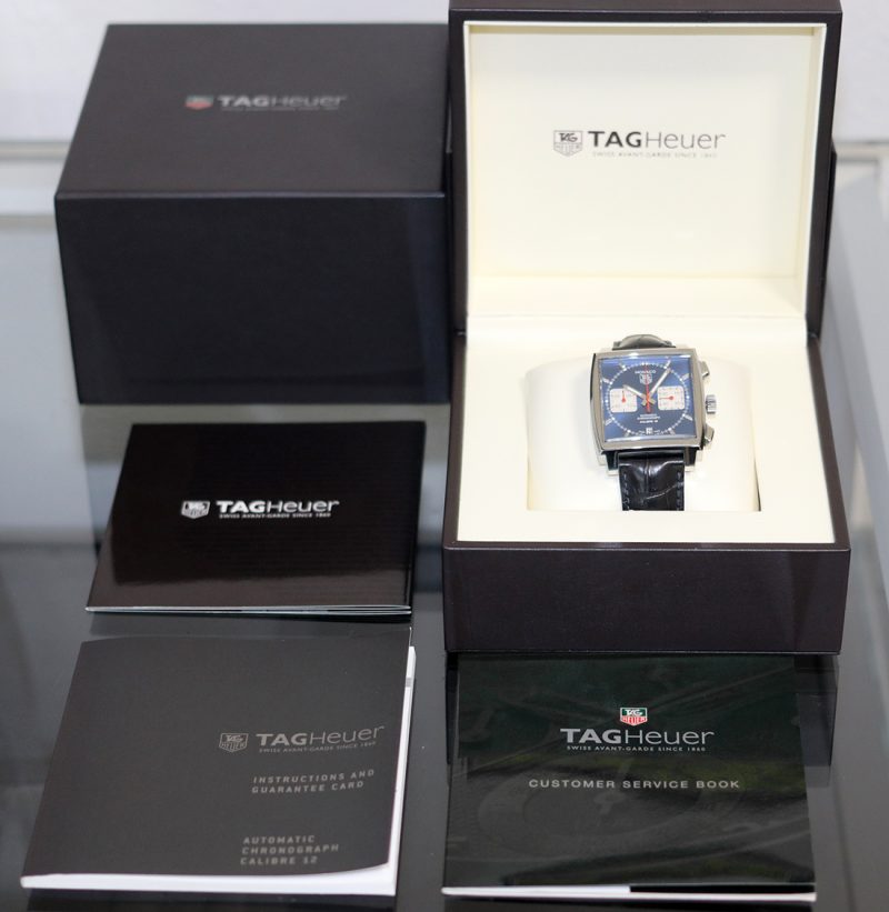 2016 ca. TAG Heuer Monaco ref. CAW2111.FC6183 con Scatola e Garanzia Originale - immagine 16