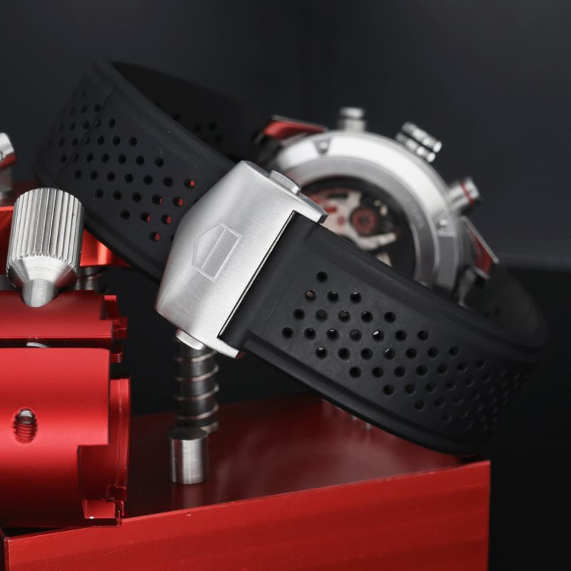 2017 TAG Heuer ref. CAR201Z.FT6046 Carrera HEUER 01 43mm Scatola e Garanzia - immagine 7