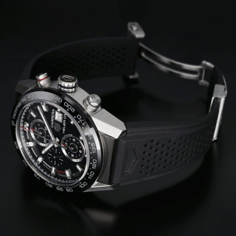 2017 TAG Heuer ref. CAR201Z.FT6046 Carrera HEUER 01 43mm Scatola e Garanzia - immagine 12
