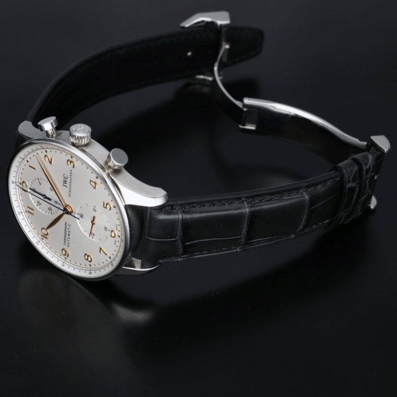 2014 IWC ref. IW371445 Portuguese Chronograph Automatic 40.9mm Box, Card, Booklets, Cloth, New IWC Strap - Image 15