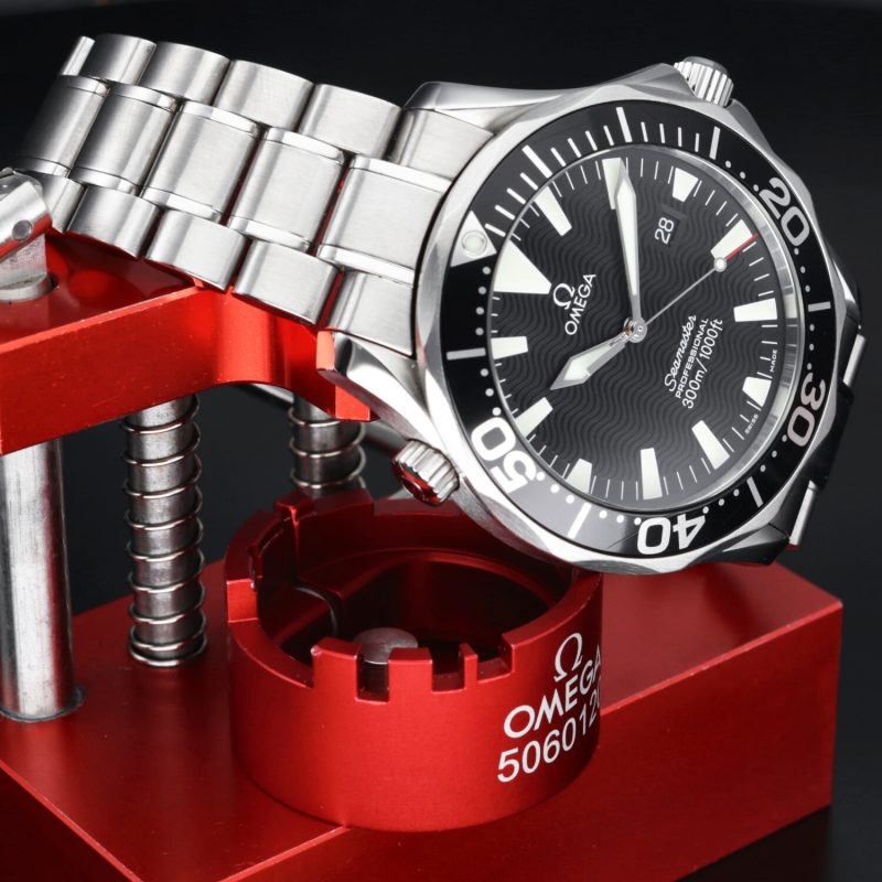 2005 ca. Omega ref. 22645000 Seamaster 300M Quarzo 41 mm Scatola e Garanzia Originale - immagine 5