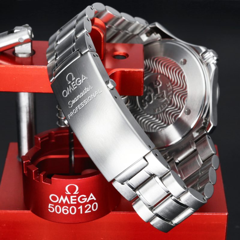 2005 ca. Omega ref. 22645000 Seamaster 300M Quarzo 41 mm Scatola e Garanzia Originale - immagine 7