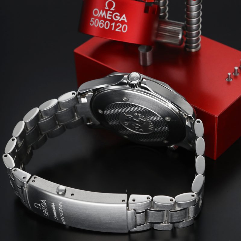 2005 ca. Omega ref. 22645000 Seamaster 300M Quarzo 41 mm Scatola e Garanzia Originale - immagine 10