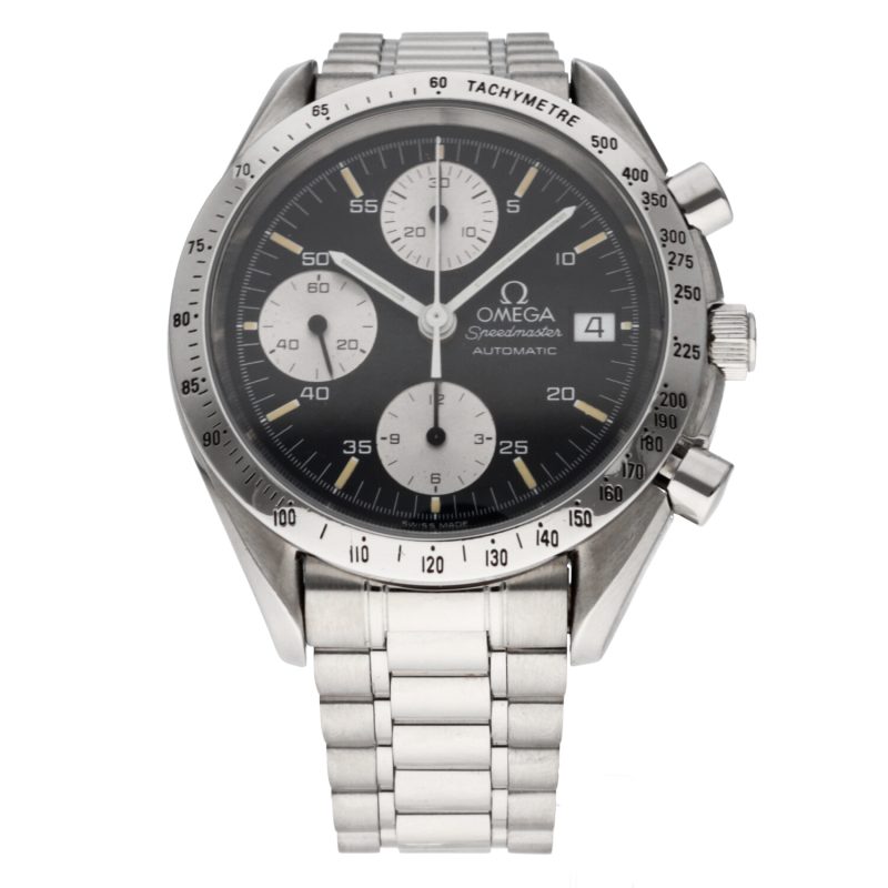 ca. 1991 Omega 35115000 Speedmaster Date 39mm Reverse Panda Dial - Omega Serviced - Image 3
