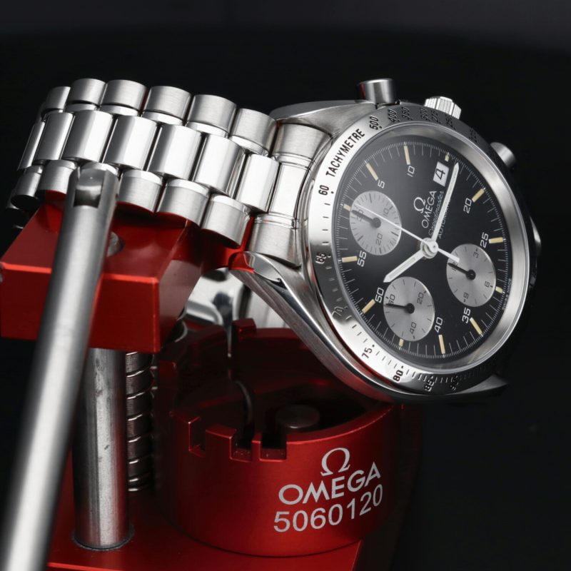 ca. 1991 Omega 35115000 Speedmaster Date 39mm Reverse Panda Dial - Omega Serviced - Image 5