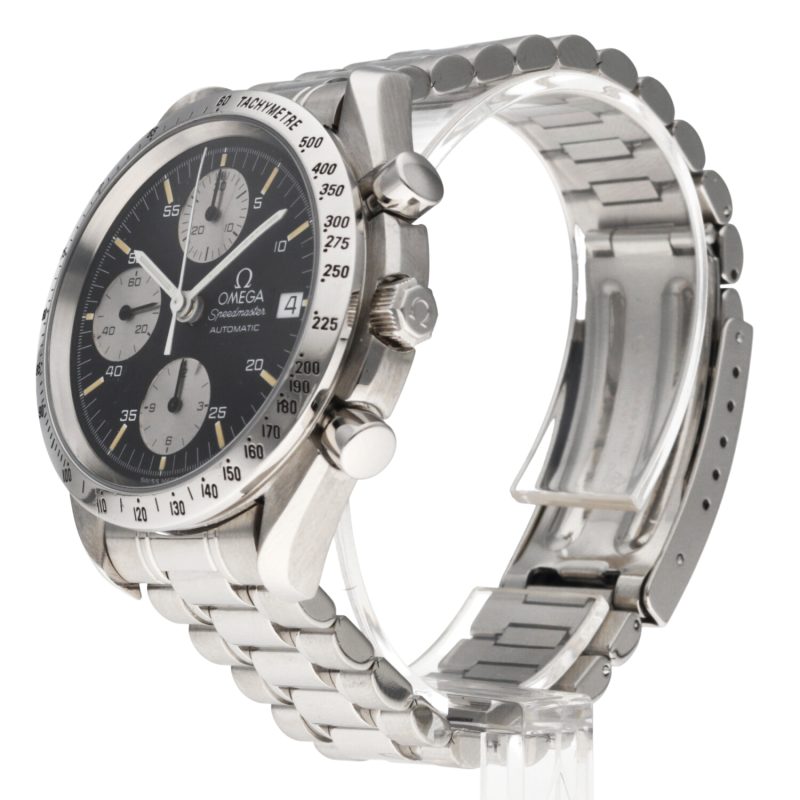 ca. 1991 Omega 35115000 Speedmaster Date 39mm Reverse Panda Dial - Omega Serviced - Image 2
