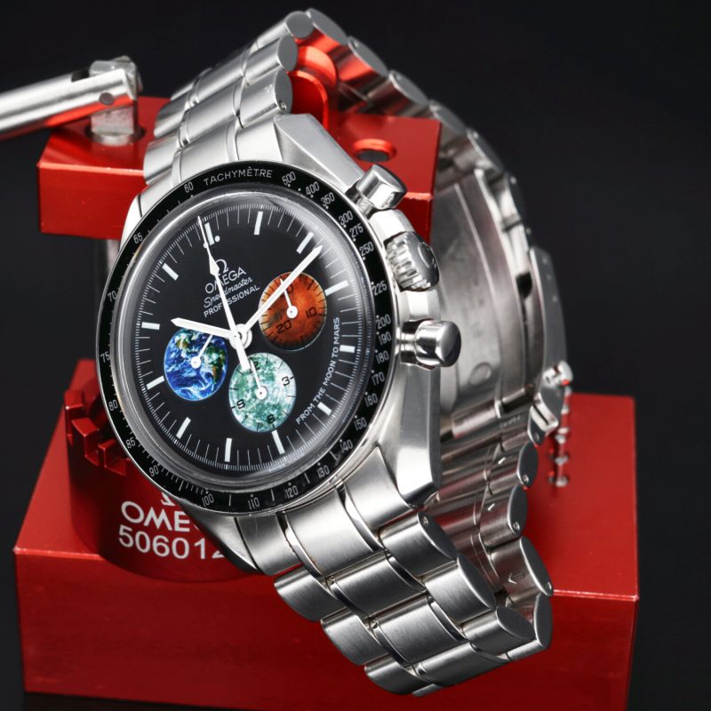 2004 Unpolished Omega ref. 35775000 Speedmaster Professional "Moon to Mars" Box, Booklet & Card - Image 6