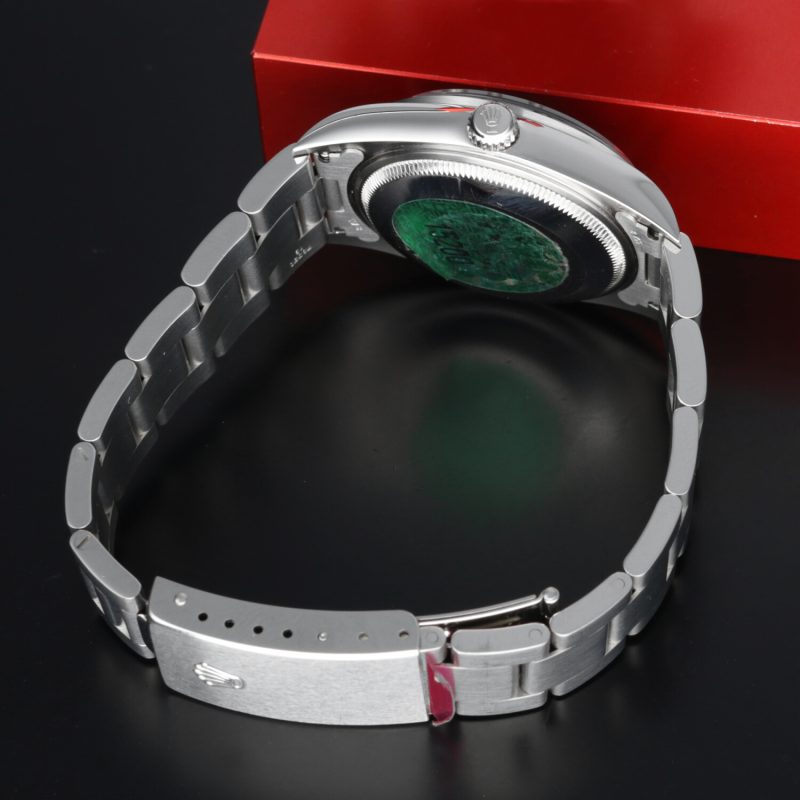 2004 Rolex ref. 15200 Oyster Perpetual Date 34 mm Mai Indossato con Scatola e Garanzia Originale - immagine 9