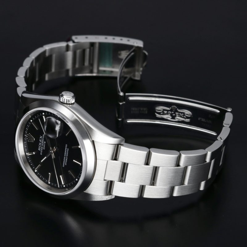 2004 Rolex ref. 15200 Oyster Perpetual Date 34 mm Mai Indossato con Scatola e Garanzia Originale - immagine 13