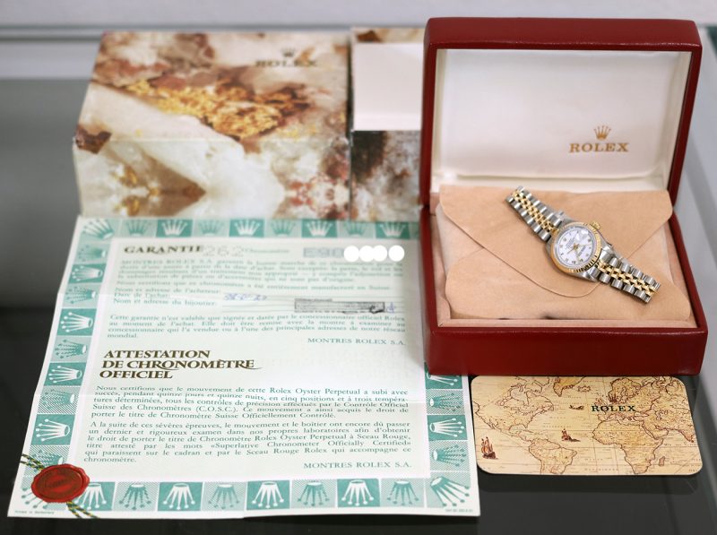 1991 Rolex Ladies Two Tone Datejust 26 ref. 79173 with Box & Papers - Image 16