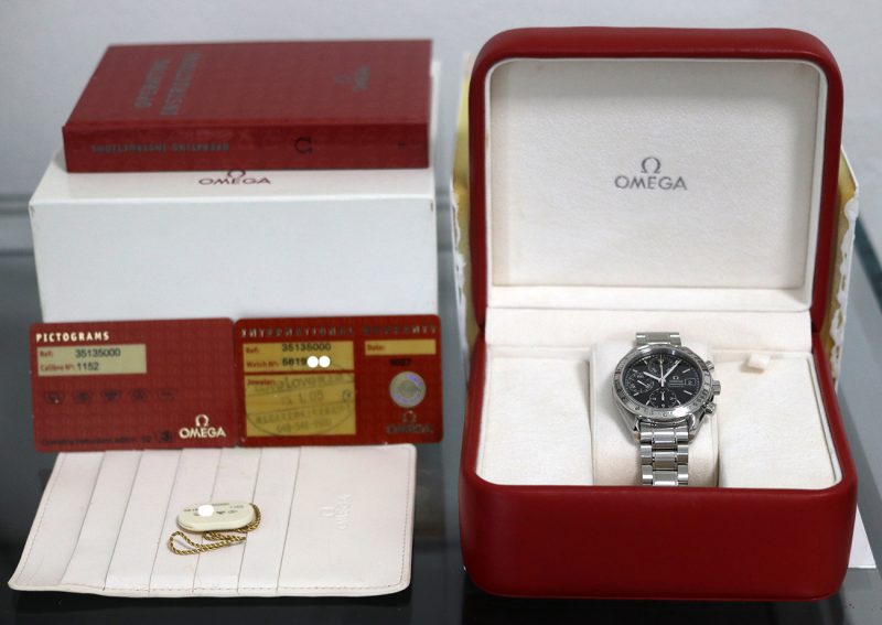 2005 Omega ref. 35135000 Speedmaster Data Automatico 39mm Scatola+Libretto+Garanzia - immagine 16