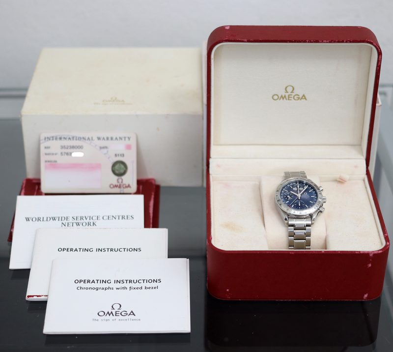 2000 ca. Omega ref. 35238000 Speedmaster Day Date MK40 - Scatola+Libretti+Garanzia+Revisione Omega - immagine 16