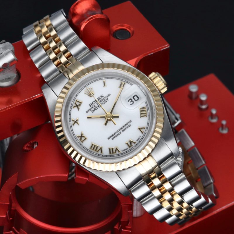 1995 Rolex Lady Datejust 26 Oro e Acciaio ref. 69173 con Scatola e Garanzia Originale - immagine 4
