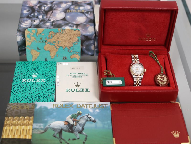 1995 Rolex Lady Datejust 26 Oro e Acciaio ref. 69173 con Scatola e Garanzia Originale - immagine 16