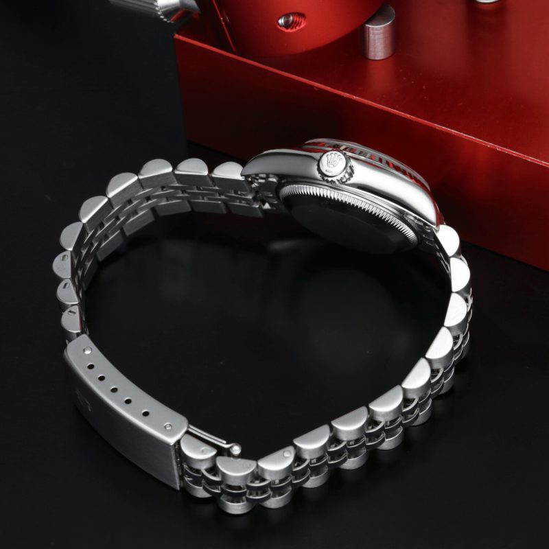 1998 Rolex Lady Datejust ref. 69174 Quadrante Jubilee con Diamanti - Scatola e Garanzia - immagine 8