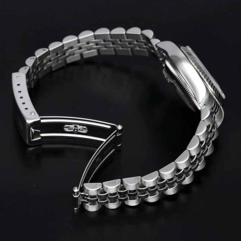 1998 Rolex Lady Datejust ref. 69174 Quadrante Jubilee con Diamanti - Scatola e Garanzia - immagine 13