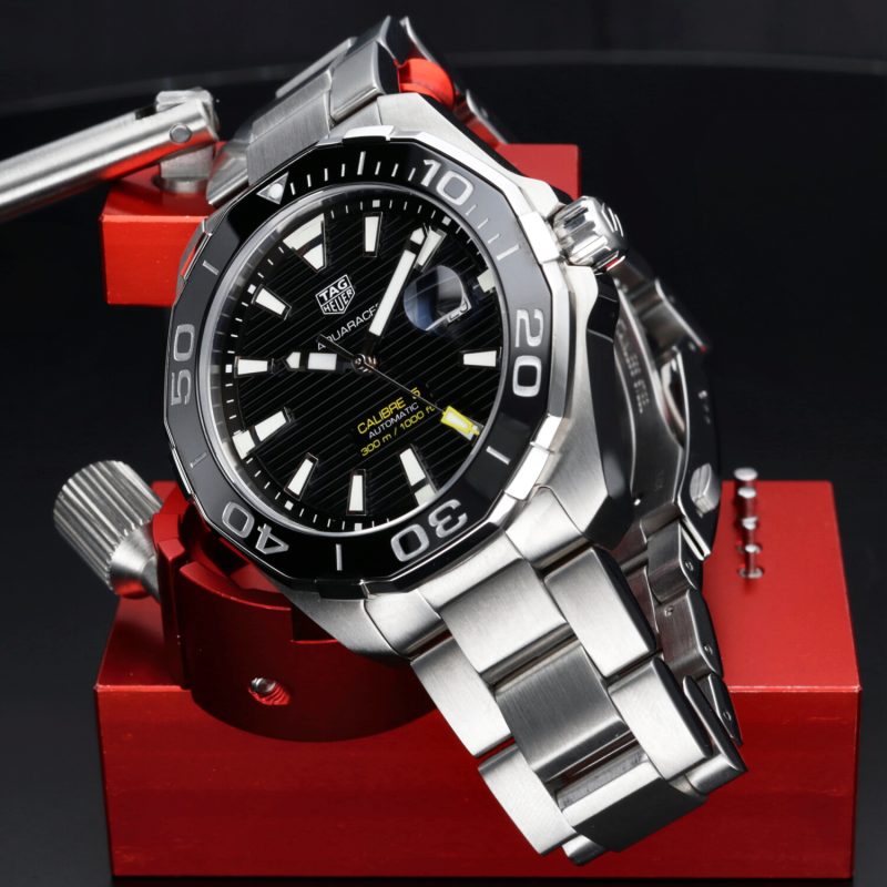 2017 TAG Heuer ref. WAY201A.BA0927 Aquaracer 300M Automatico 43mm. Mai Indossato! - immagine 5