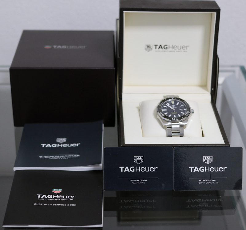 2017 TAG Heuer ref. WAY201A.BA0927 Aquaracer 300M Automatico 43mm. Mai Indossato! - immagine 16
