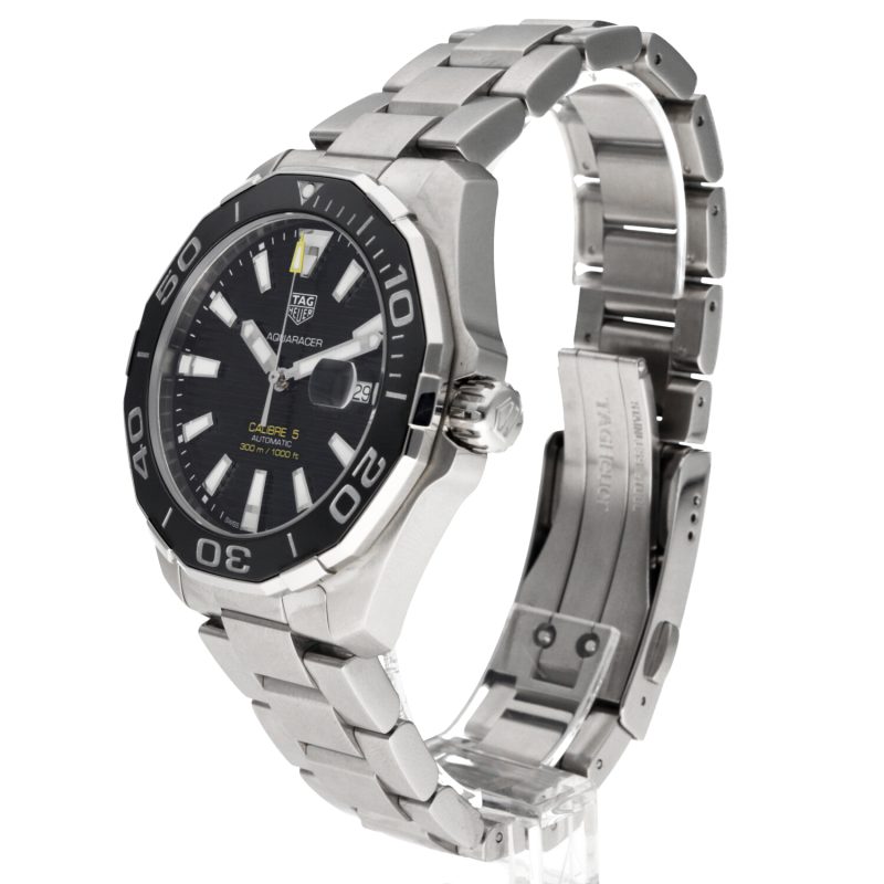 2017 TAG Heuer ref. WAY201A.BA0927 Aquaracer 300M Automatico 43mm. Mai Indossato! - immagine 2