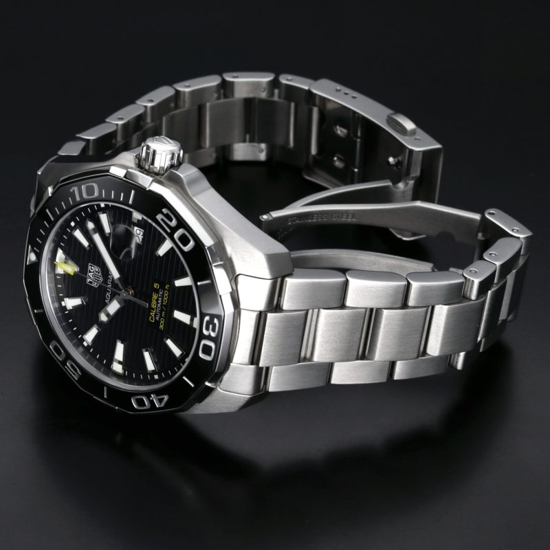 2017 TAG Heuer ref. WAY201A.BA0927 Aquaracer 300M Automatico 43mm. Mai Indossato! - immagine 13