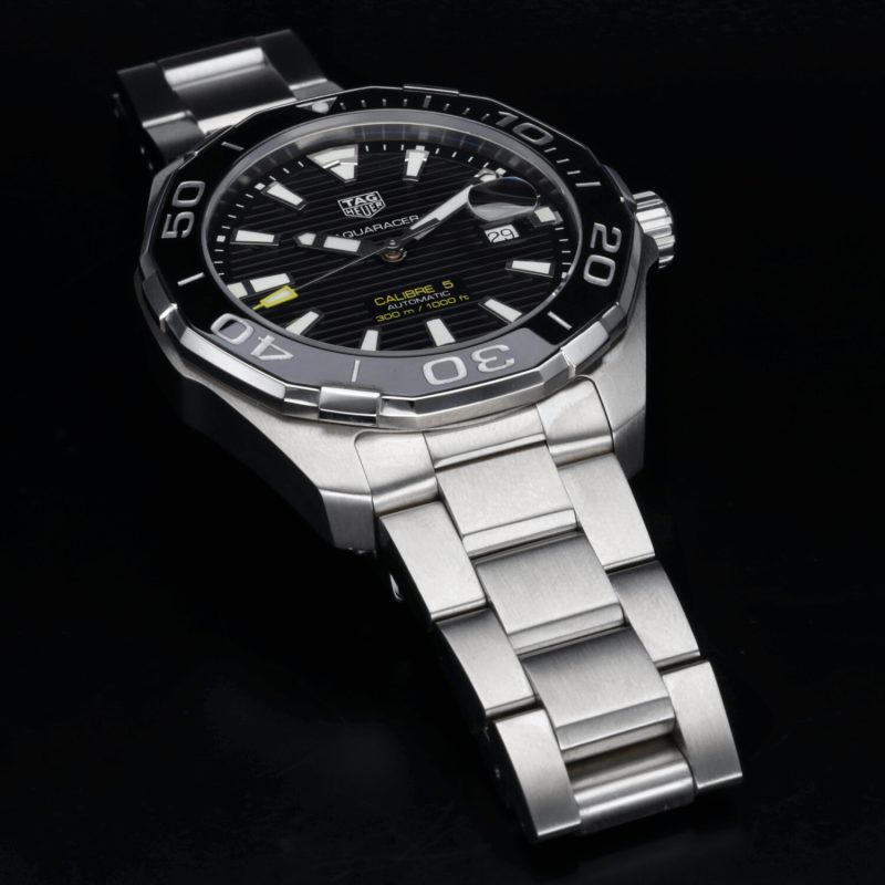 2017 TAG Heuer ref. WAY201A.BA0927 Aquaracer 300M Automatico 43mm. Mai Indossato! - immagine 10