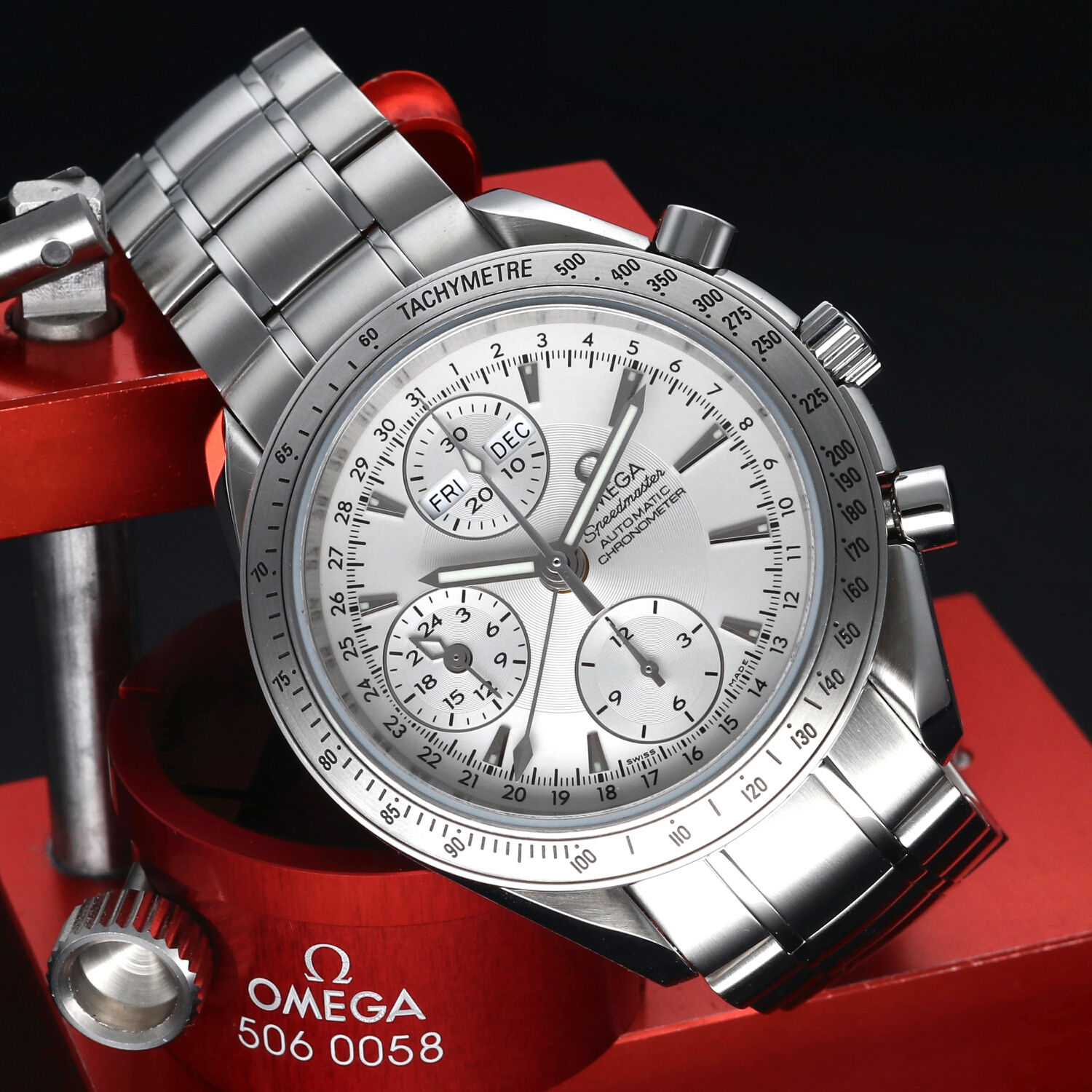 2006 Omega ref. 3221.30.00 Speedmaster Triple Date Automatico 40 mm Libretto Garanzia Revisione