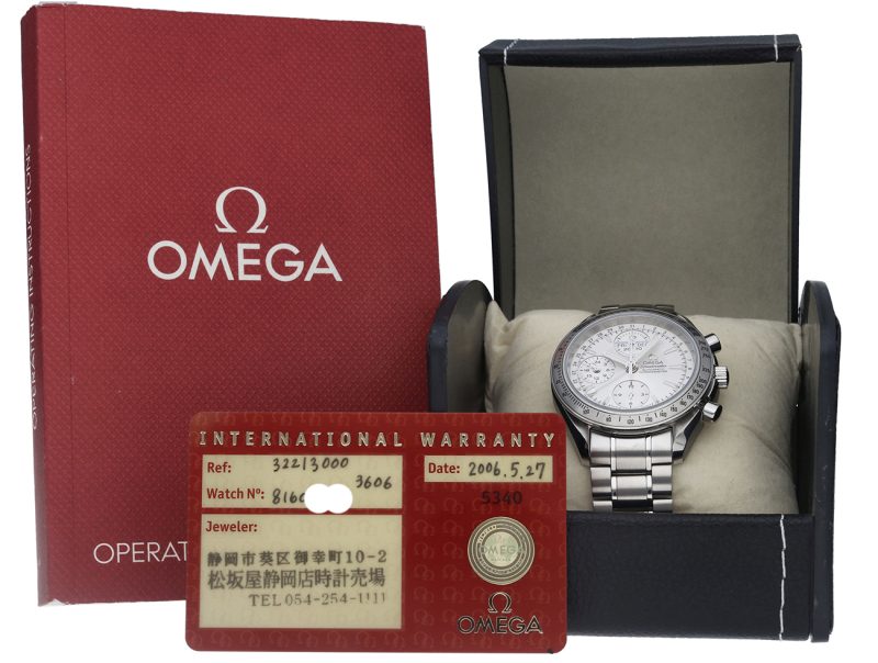 2006 Omega ref. 3221.30.00 Speedmaster Triple Date Automatico 40 mm, Libretto+Garanzia+Revisione - immagine 16