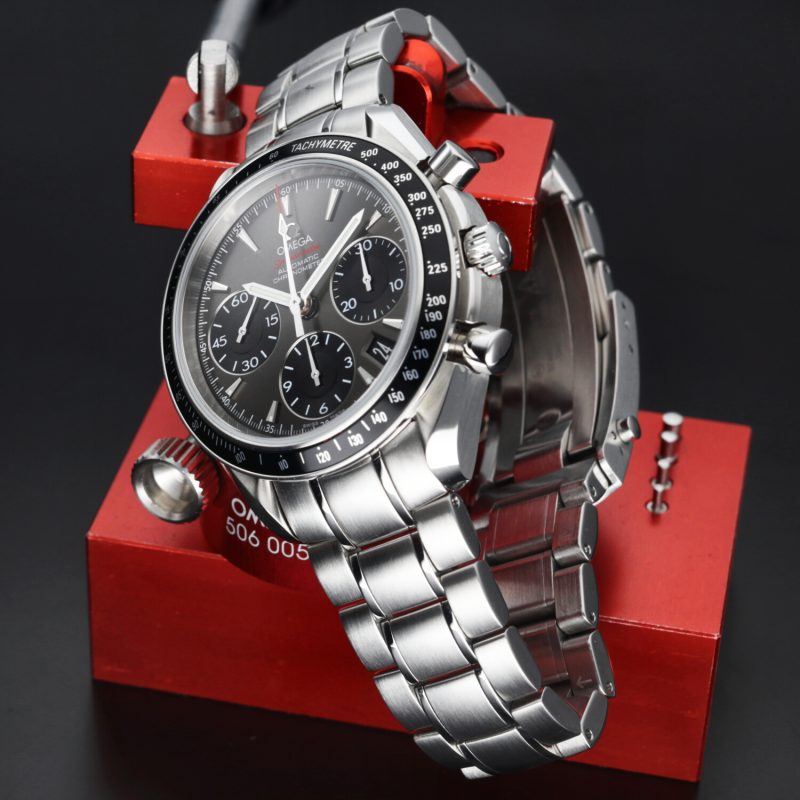 2019 Unpolished Omega 32330404006001 Speedmaster Date Chronometer 40 mm, Box, Booklet, Papers - Image 6