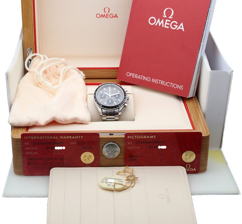 2019 Unpolished Omega 32330404006001 Speedmaster Date Chronometer 40 mm, Box, Booklet, Papers - Image 16