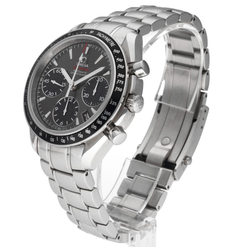 2019 Unpolished Omega 32330404006001 Speedmaster Date Chronometer 40 mm, Box, Booklet, Papers - Image 2