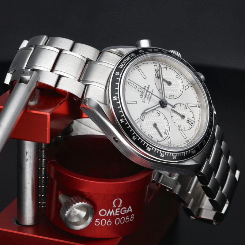 2015 Omega 32630405002001 Speedmaster Racing Co-Axial Chronograph 40mm, Box & Cards - Image 5