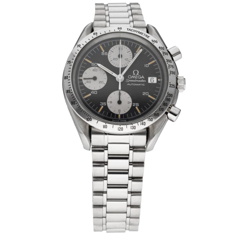 1993 ca. Omega ref. 35115000 Speedmaster Data 39 mm Quadrante Panda Invertito - immagine 3