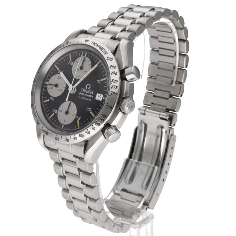 1993 ca. Omega ref. 35115000 Speedmaster Data 39 mm Quadrante Panda Invertito - immagine 2