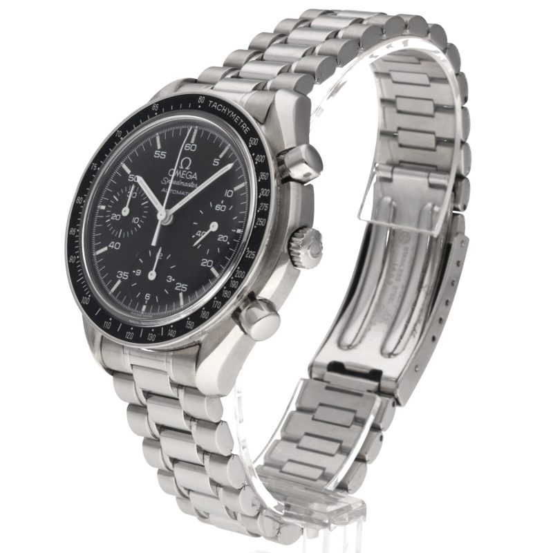 2000 Omega ref. 35105000 Speedmaster Automatico Reduced 39mm, Scatola+Libretto+Garanzia - immagine 2