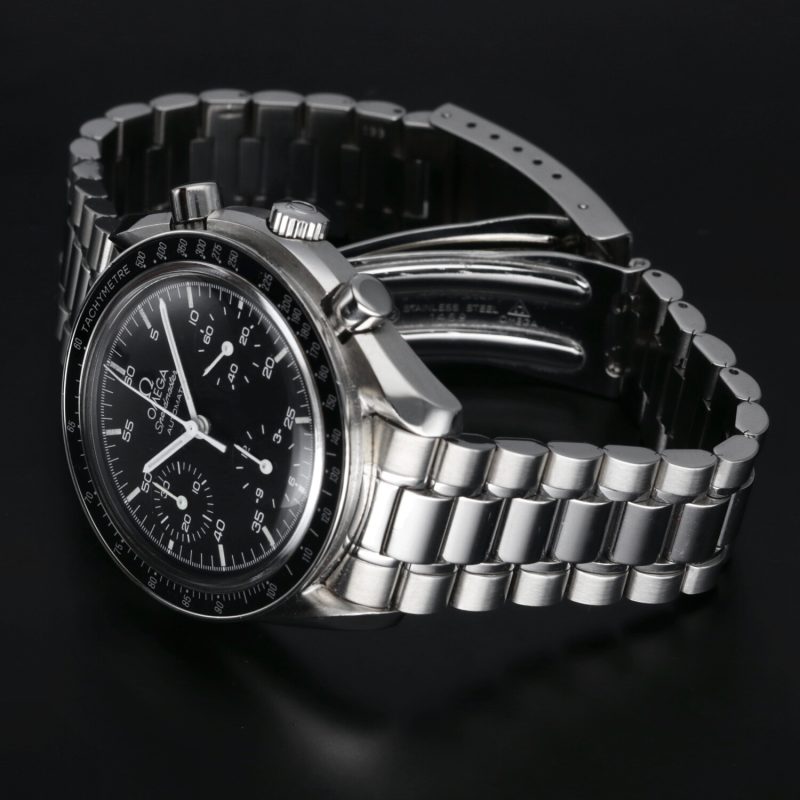 2000 Omega ref. 35105000 Speedmaster Automatico Reduced 39mm, Scatola+Libretto+Garanzia - immagine 14