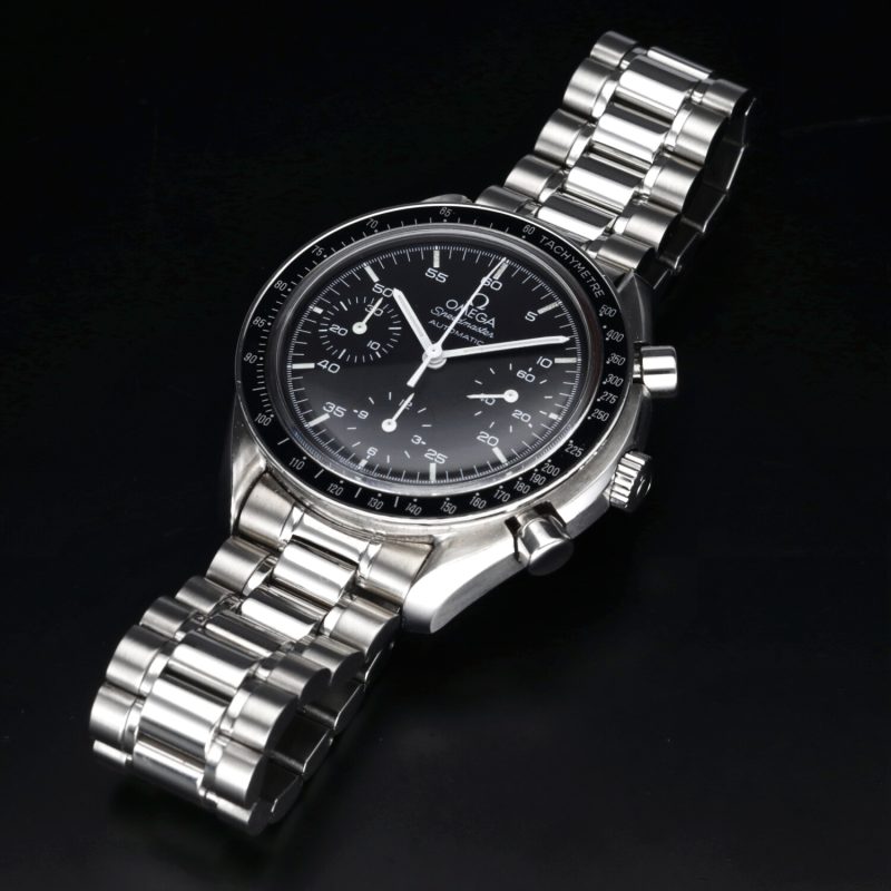 2000 Omega ref. 35105000 Speedmaster Automatico Reduced 39mm, Scatola+Libretto+Garanzia - immagine 12