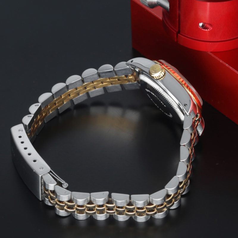 1987 Rolex Lady Datejust 26 Oro e Acciaio ref. 69173 Quadrante con Diamanti, Scatola+Libretti - immagine 10