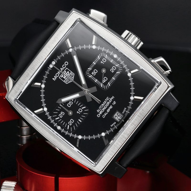 2019 TAG Heuer ref. CAW2110.FC6177 Monaco Automatico 39 mm, Scatola+Libretti+Garanzia - immagine 4