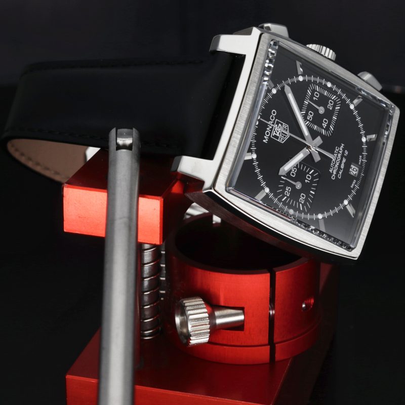 2019 TAG Heuer ref. CAW2110.FC6177 Monaco Automatico 39 mm, Scatola+Libretti+Garanzia - immagine 6